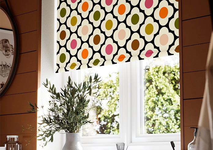 Orla Kiely Spot Flower, Red Multi - Twist&Fit Roller Blind - Image 5
